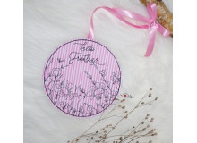 Stickdatei - Blumenwiese Kreis Doodle 3